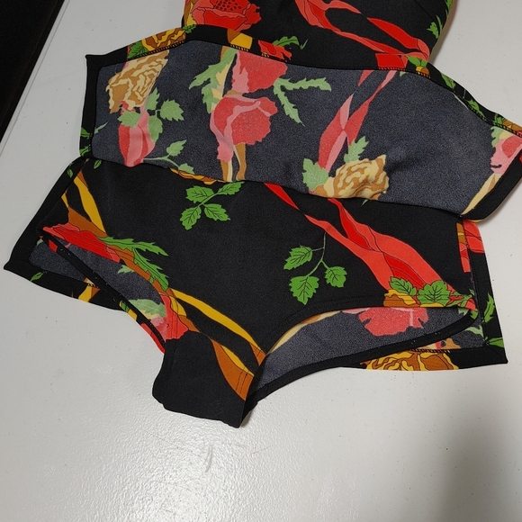 Rose Marie Reid vintage 50s floral pinup swimsuit - Picture 6 of 10